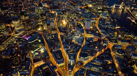 1132224 London City Cityscape Night Reflection Skyline