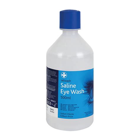 Reliance Medical 500ml Reliwash Saline Eye Wash 900 Now On Staples