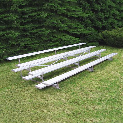 Bleacher 15 4 Row Single Foot Plank All Aluminum