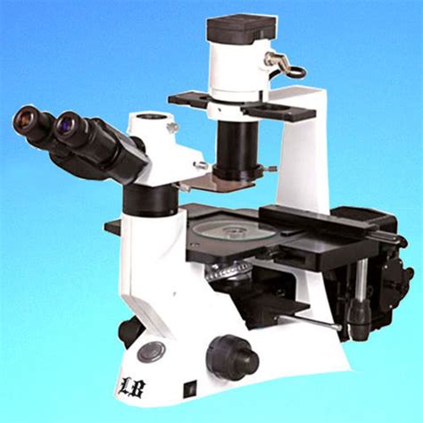 Laboratory Microscope Lb 702 Labomed Inc Inverted Trinocular