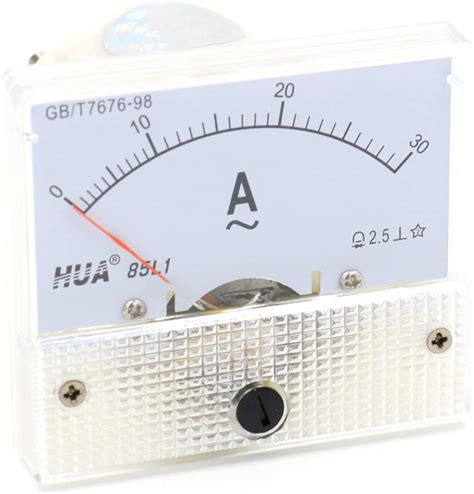 Baomain Analog Current Meter 85l1 Ac 0 30a Rectangle Analog Panel Ammeter Gauge