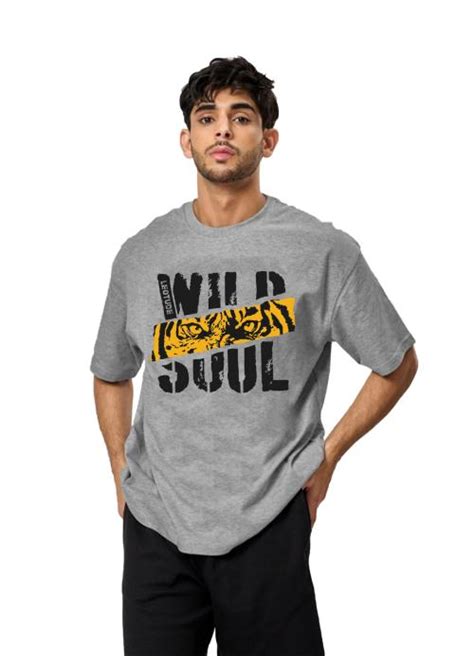 Buy Leotude Oversized Cottonblend Half Sleeve T Shirt For Men S Online