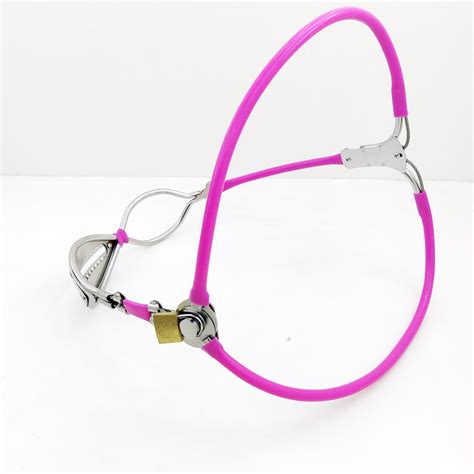 Female Chastity Belt Underwear BDSM Bondage Metal Silicone Chastity