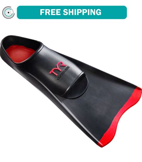 TYR CROSSBLADE Fins 2 0 Natural Rubber Comfort Fit Red Black Size