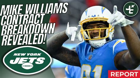 Report Mike Williams Contract Details Revealed Great Deal For The New