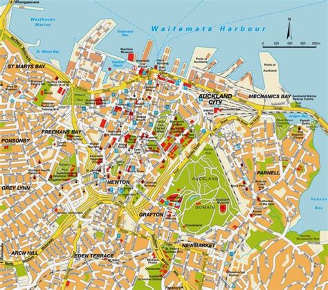 Auckland Map Tourism