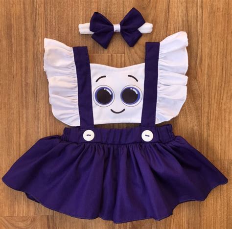 Roupa De Bebê Bolofofos Romper Menina Infantil C Tiara Frete grátis