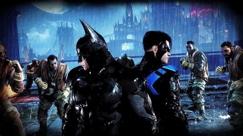 Batman Arkham Knight Batman E Asa Noturna Cavaleiros De Gotham