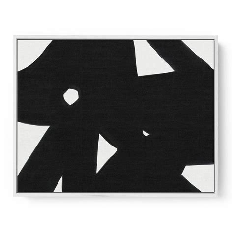 Black & White Abstract Canvas Print#N#– Abstract House