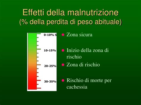 Ppt Malnutrizione Valutazione Dello Stato Nutrizionale E Principi Di