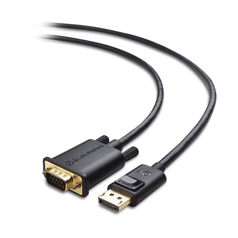 Cable Matters Displayport To Vga Cable Dp To Vga Cable 6 Feet