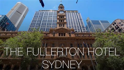 fullerton hotel sydney luxurious city stay  city walk  video
