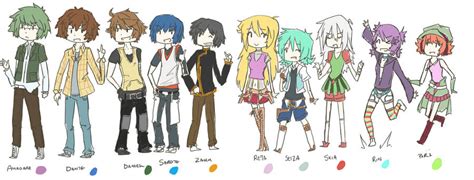 STOP. - Chibi Ref/Height Chart by prismrein on DeviantArt