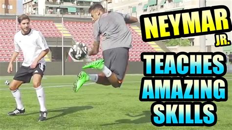 NEYMAR Jr. Teaches Amazing Skills!!! Can You Do This?! - hollybuzz