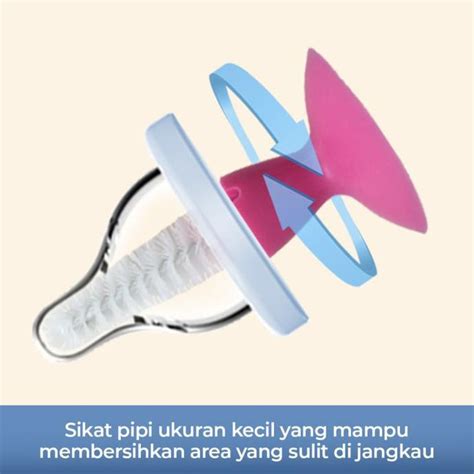 Jual Pipi And 716 Nipple Set Brush Baby Bagus Deluxe Sponge Tipe Bottle