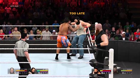 Wwe 2k15 Universe Mode Ep 13 Raw Week 2 Youtube