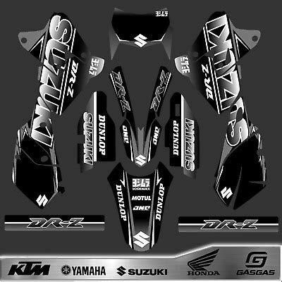 Graphics Decal Kit For Suzuki Drz Sm All Years Drz Sm S E Ebay