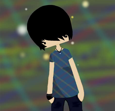 Cute Chibi Emo Boy By Mydarkside33 On Deviantart