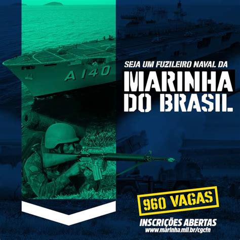 Marinha abre inscrição para concurso Soldado Fuzileiro Naval 960 vagas