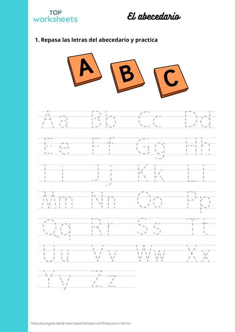 Abecedario Worksheet