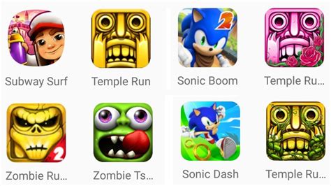 Subway Surfers Sonic Boom Temple Run Zombie Tsunami Zombie Run