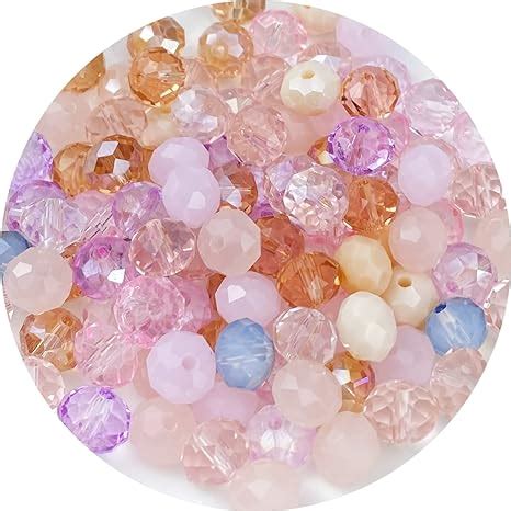 Amazon Honkoolly 500pcs Crystal Glass Beads 4mm Faceted Rondelle