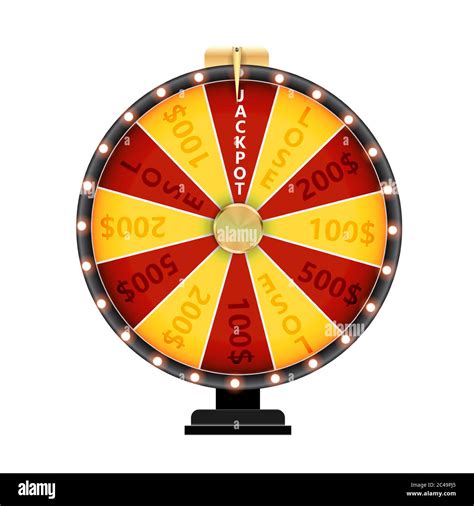 Wheel Of Fortune Lucky Icon Vector Illustration Stock Vector Image