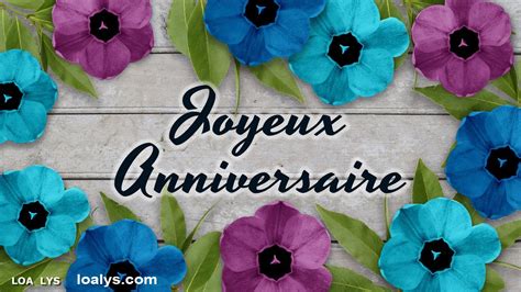 Joyeux Anniversaire Jolie Carte Anim E Nature Campagne