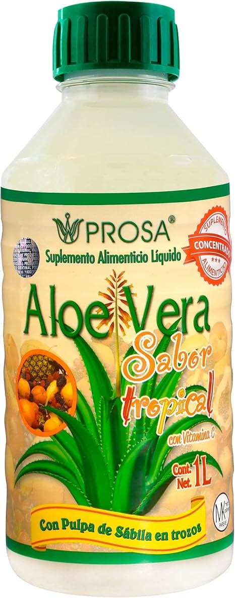 Prosa Bebida De Aloe Vera Sabor Tropical Litro Amazon Mx