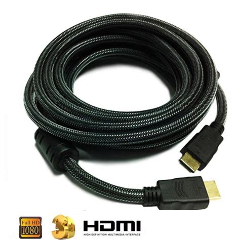 Hdmi To Hdmi Cable V M M M M M M Black Shopee Thailand