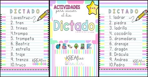 Tipos De Dictados 4 Imagenes Educativas Images