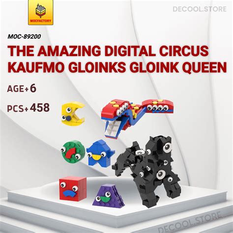 The Amazing Digital Circus Kaufmo Gloinks Gloink Queen MOC Factory ...