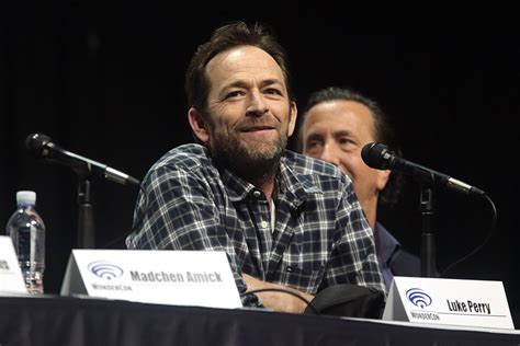 Report Actor Luke Perry Hospitalized After Suffering A Stroke Celebrityaccess