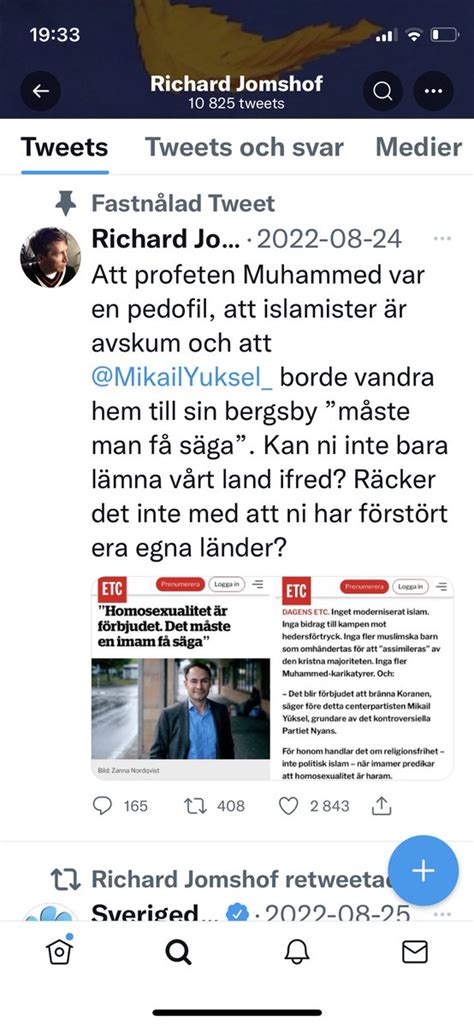 Kostymrassen on Twitter Vad är problemet Jomshof har ju rätt och