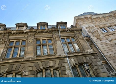 Old Architecture Close Up, Old Town of Bucharest Stock Photo - Image of ...