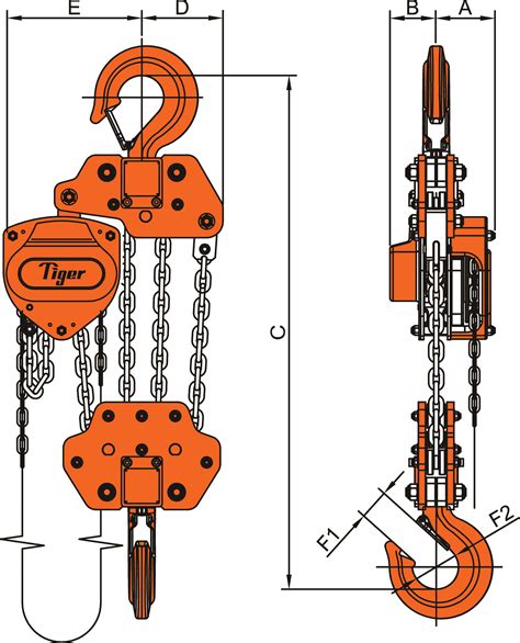 Procb Tcb Professional Chain Block Tiger Lifting