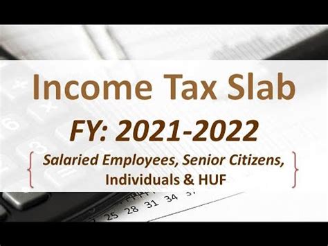 Income Tax Slab Rates Fy Salaried Employees Senior