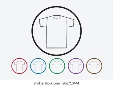 Apparel Shirt Tshirt Icon Clothing Icons Stock Vector Royalty Free