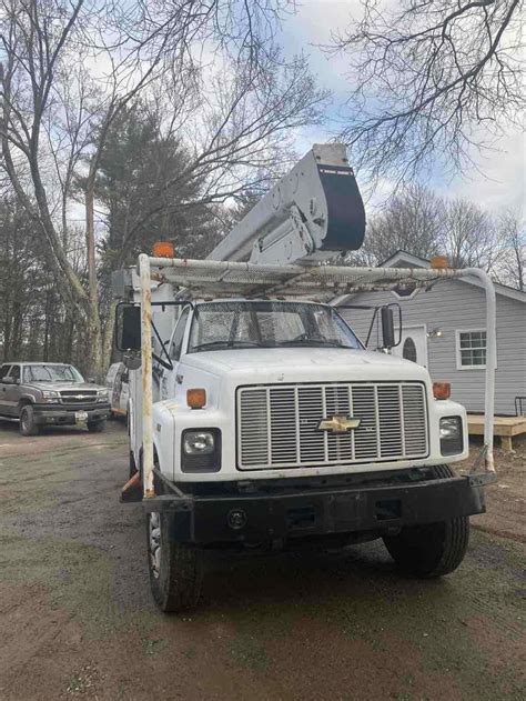 1991 Chevrolet C70 Kodiak White Rwd Automatic C7h042 For Sale