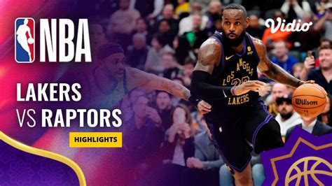 LA Lakers Vs Toronto Raptors Highlights NBA Regular Season 2023 24