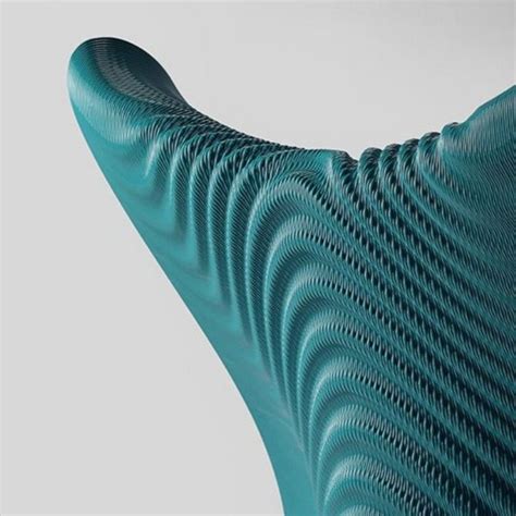 Mawj 3d Printed Chair Inspired By Arabian Sea Waves