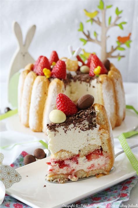 Charlotte Printani Re Aux Fraises Et Chocolat Blanc Amandes Petit Bec