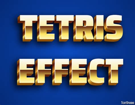 Tetris Effect Text Effect And Logo Design Videogame