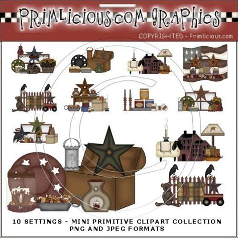 primitive country clipart - Clip Art Library