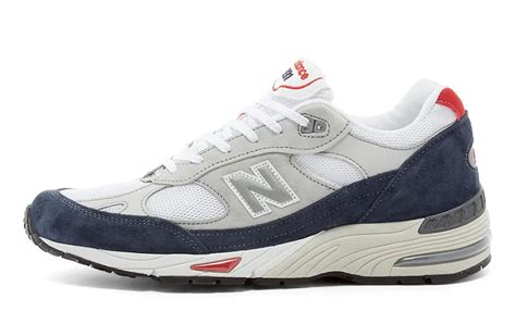 New Balance 991 Made In Uk Greybluered Release Date Nice Kicks