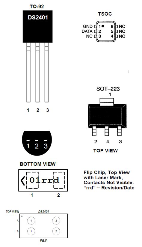 DS2401 Datasheet and Product Info | Analog Devices