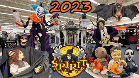 Spirit Halloween New 2023 Decor Full Store Walkthrough Youtube