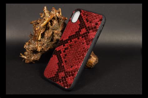 Funda Carcasa De Telefono Para Iphone Pc Piton Burdeos Brillo