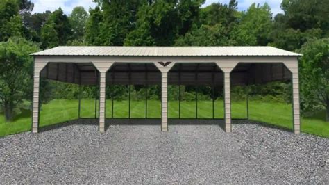 X X Regular Roof Metal Carport Eagle Carports