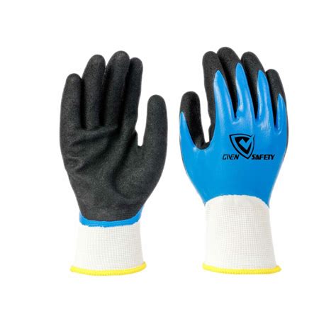 G Sandy Nitrile Coated Waterproof Work Gloves Givensafety